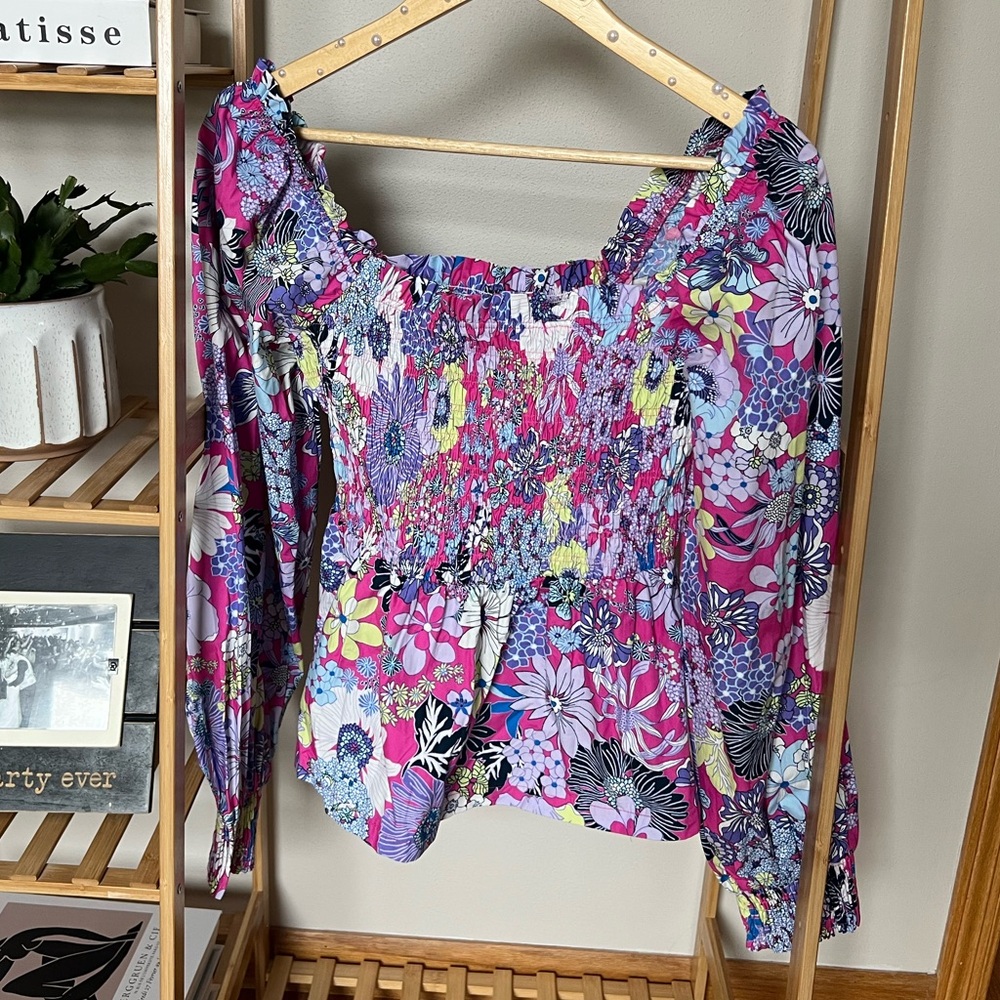 MyEllement Floral Babydoll Top NWT